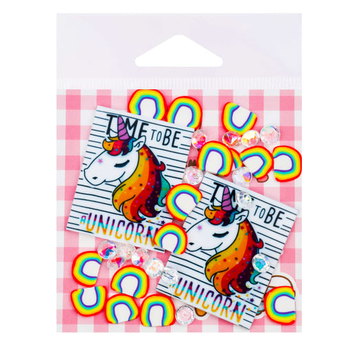 Time To Be A Unicorn Slime Toppings Charm Bag